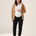 Fermuarlı Hamile Sweat Ceket